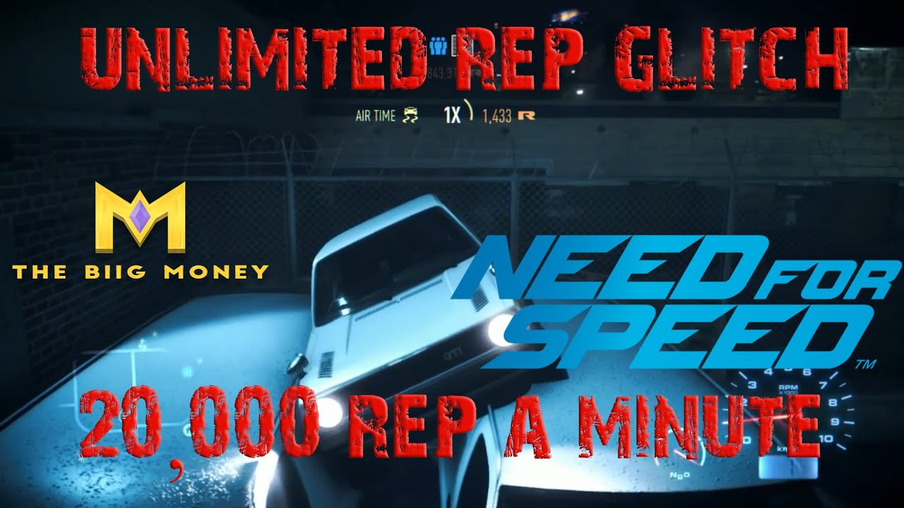 Баги в Need For Speed ​​2015 - Баг на неограниченную репутацию в NFS - 20 000 репутации в минуту