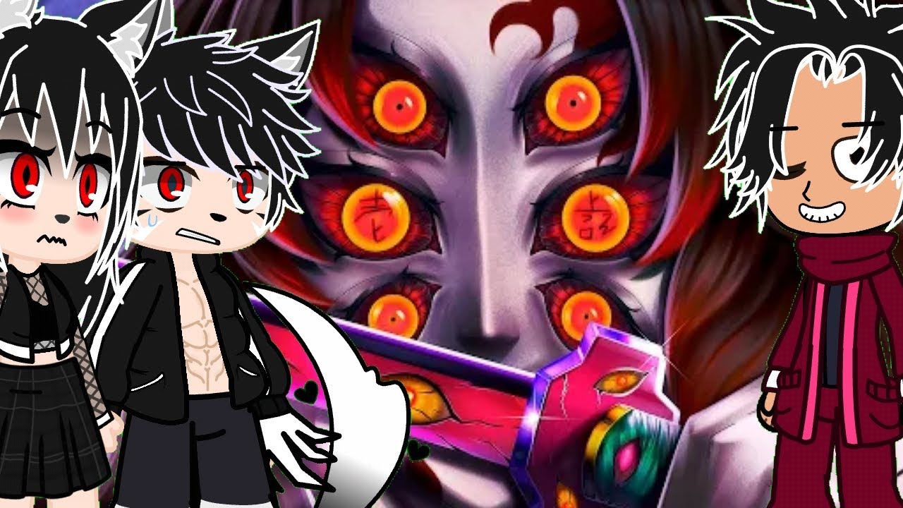 My oc's reagindo ao rap do Kokushibo(Takeru)