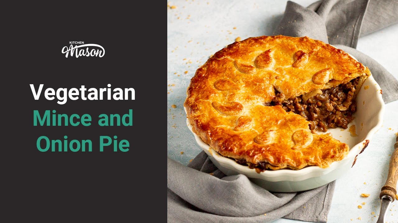 Easy Vegetarian Mince and Onion Pie Recipe