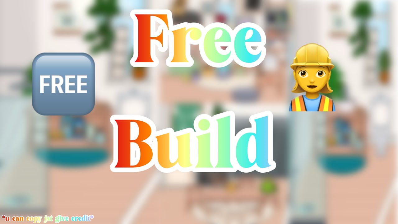 Free build!👷‍♀️🆓(you can copy just give credit)
