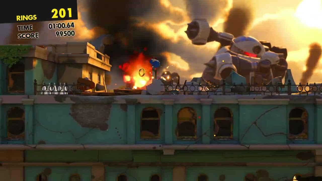SONIC FORCES - Defeat 3 enemies in a row with a Spin Attack in Stage 3