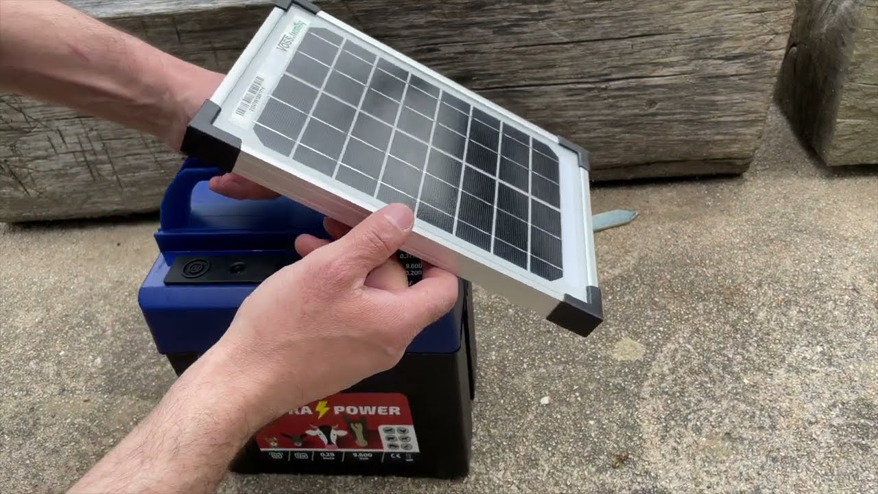 ⚠️ ⚡️ Installer une cloture electrique solaire