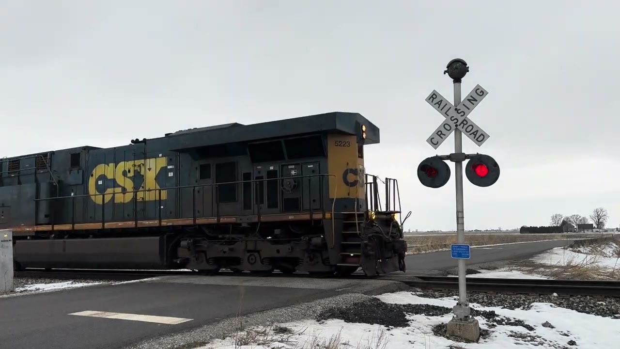 CSX L416 @ Marion School Rd - Rensselaer, Indiana 2/6/2026