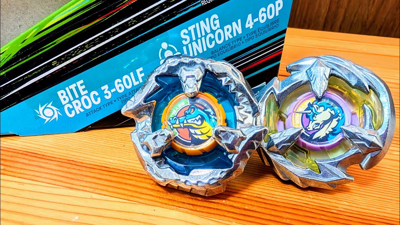 【ハズブロ限定】バイトクロック3-60LF & スティングユニコーン4-60P デュアルパックセット ベイブレードエックス Bite Croc3-60LF & Sting Unicorn4-60P