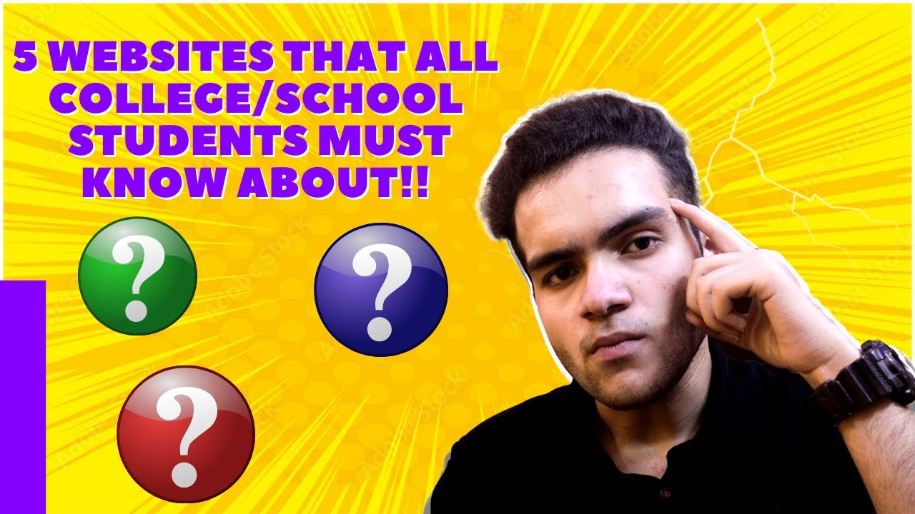 5 Websites that all College/School students must know about | Productivity Tips | Harshit Chauhan