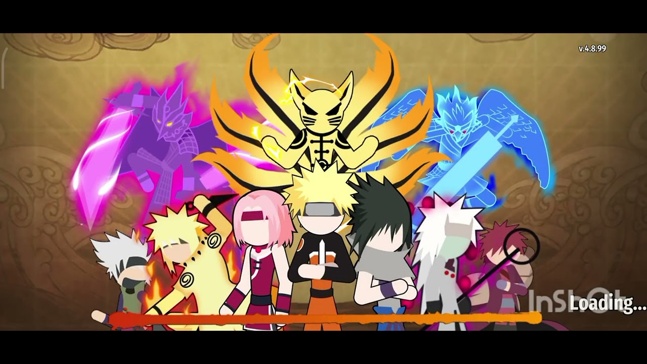 stickman ninja 3v3 gameplay