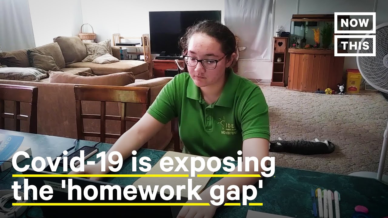 Remote Learning is Intensifying America's 'Homework Gap' | NowThis