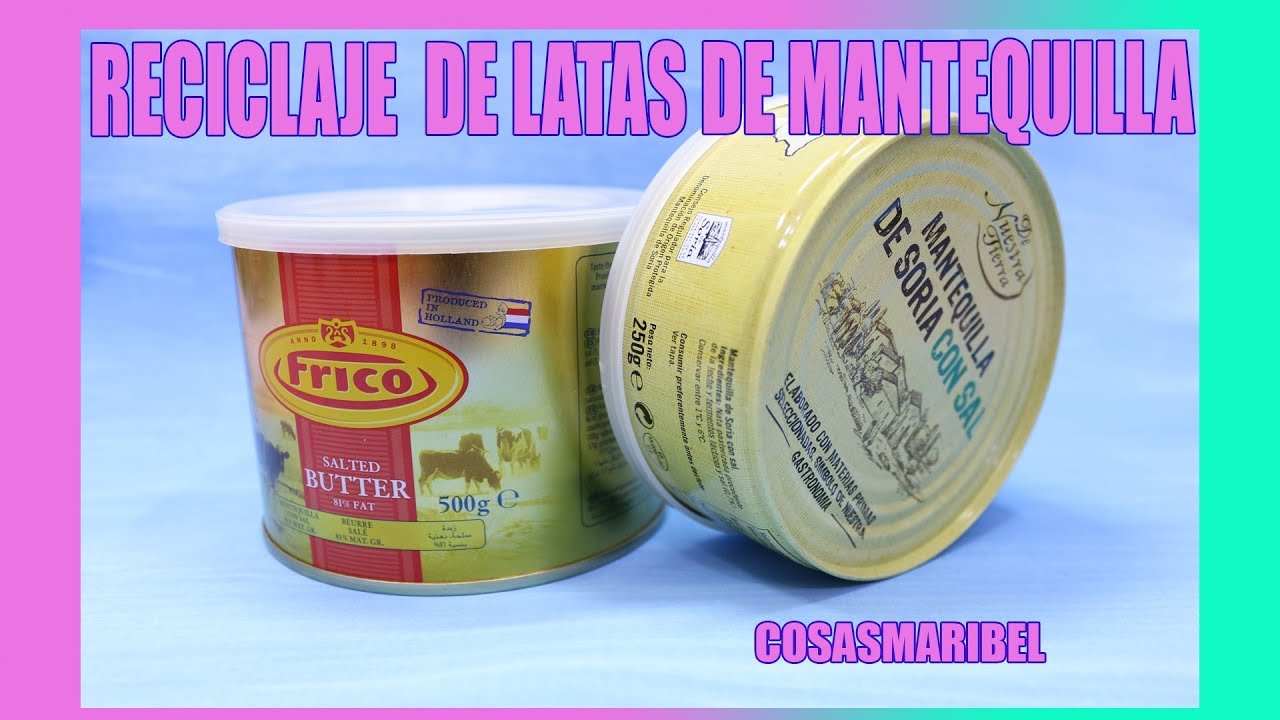 Reciclaje de latas de mantequilla y rulos de galletas🍪.TE VA A SORPRENDER😲😲😲