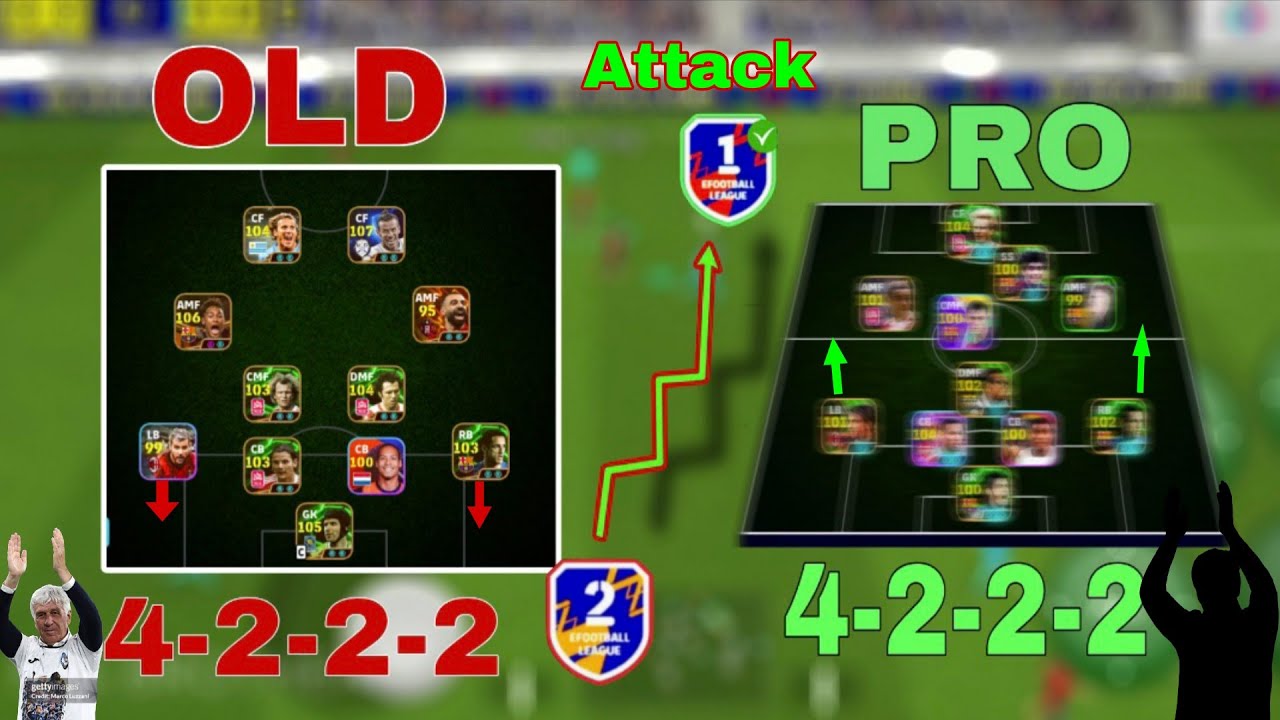 ☠️🔥OP PRO 4-2-2-2 BEST FORMATION Long Ball Counter ATTACK iN EFOOTBALL 26..5v.3.60.