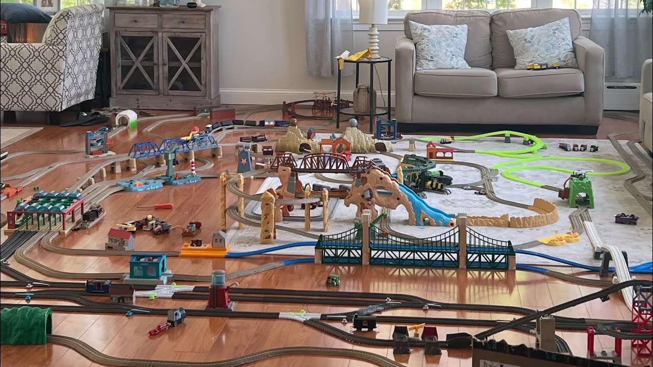 САМЫЙ БОЛЬШОЙ макет Trackmaster, который я КОГДА-ЛИБО ВИДЕЛ | Strasburg Railroad Meetup 2024