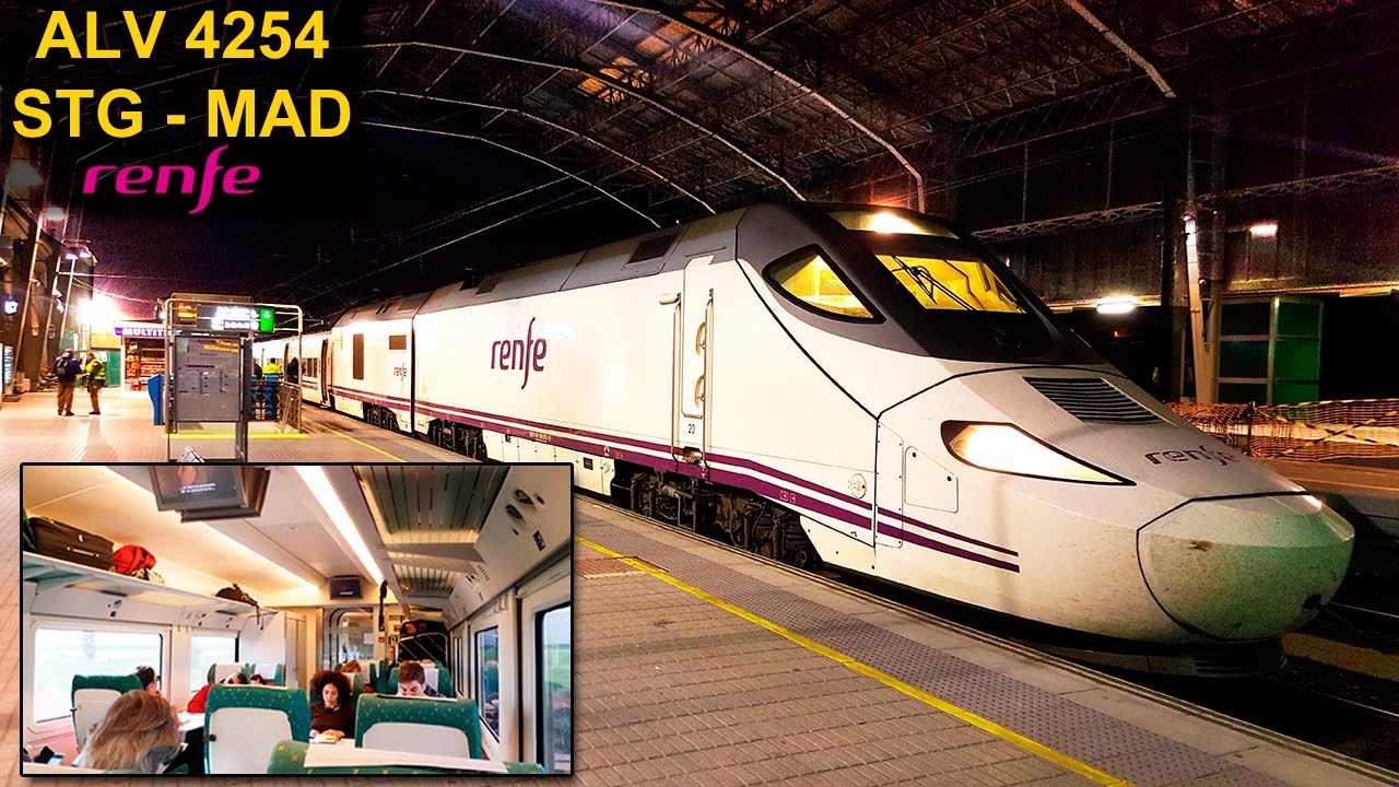 VIAJE EN TREN | Santiago - Madrid | Clase PREFERENTE | RENFE ALVIA GALICIA