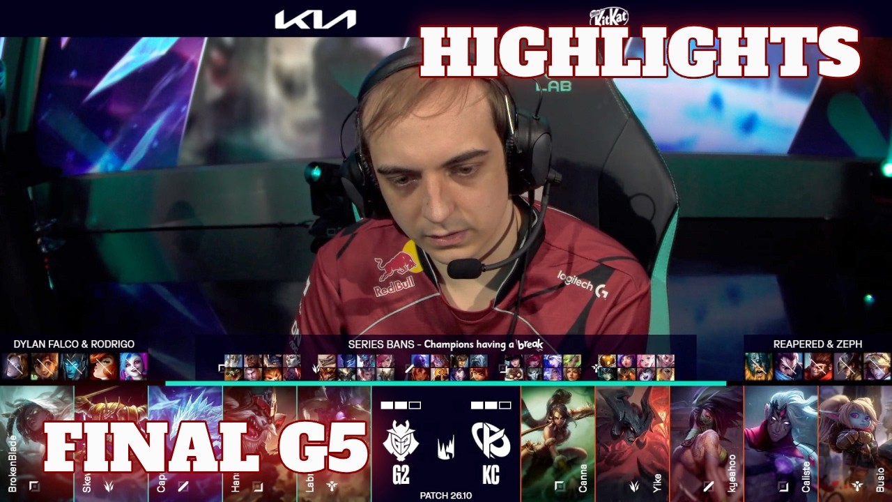 G2 vs KC - Game 5 Highlights | Grand Final LEC Spring 2026 Playoffs | Karmine Corp vs G2 Esports G5
