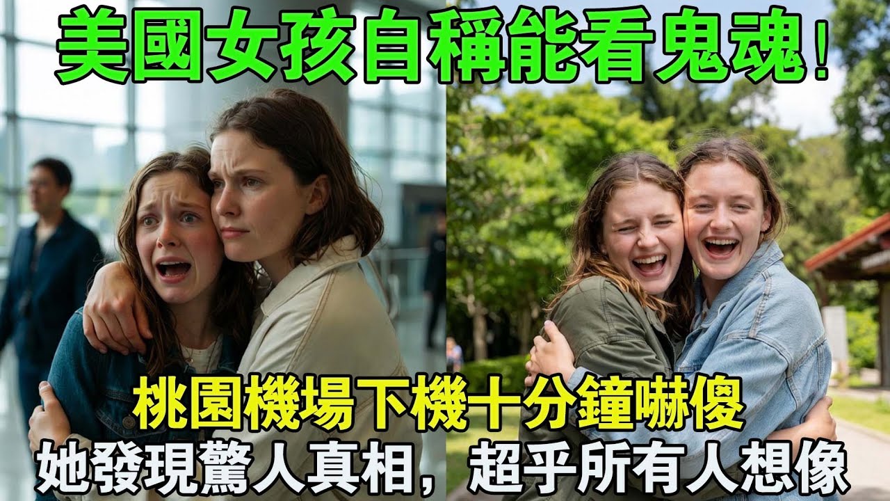 能看見鬼魂的美國妹妹,抵達桃園機場十分鐘就震驚的真相