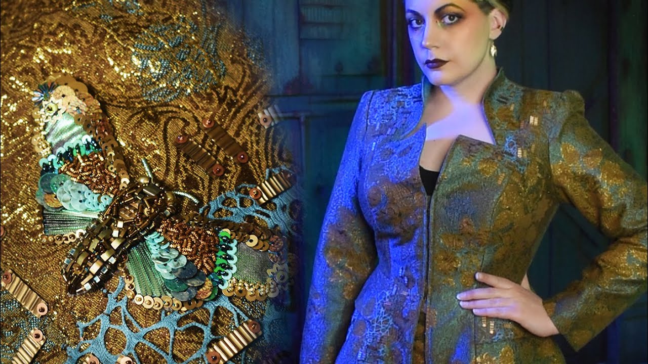 Making The Brocade Verdigris Jacket // Golden Cicadas