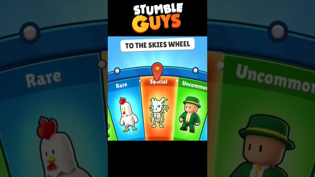 #stumbleguys TO THE SKIES WHEEL FT. SKELETAL DRAGON | STUMBLE GUYS 0.50.3