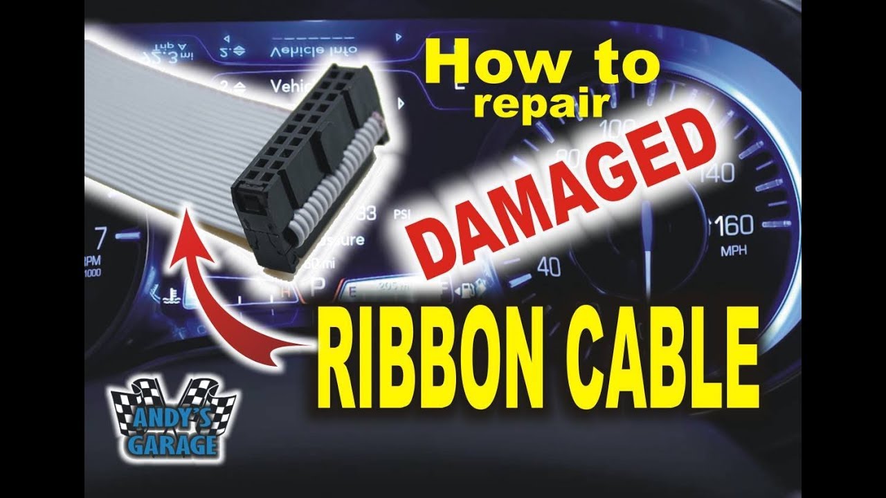How To Repair Damaged Ribbon Cable (Andy&rsquo;s Garage: Episode - 21)