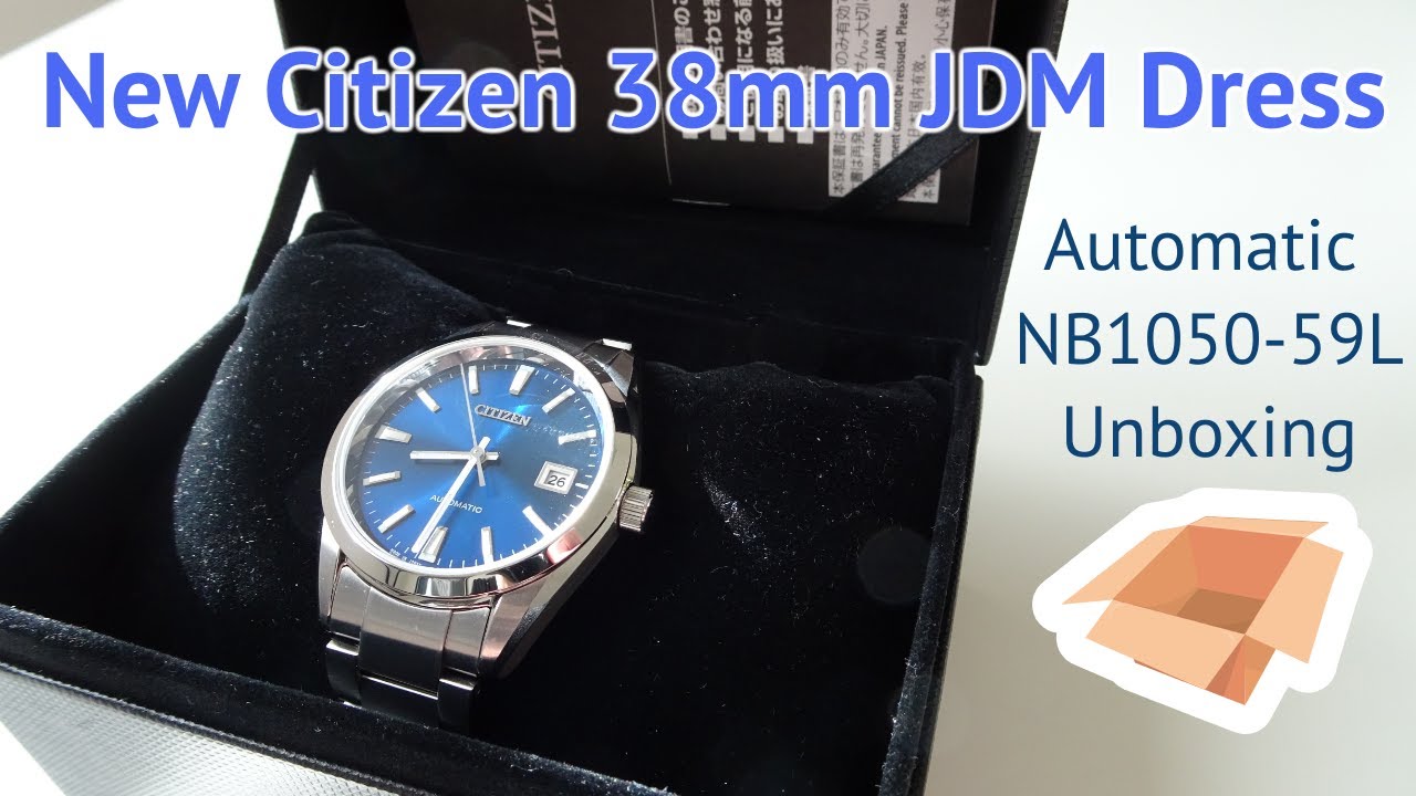 Gorgeous Blue Dialed Citizen Automatic - NB1050-59L Unboxing