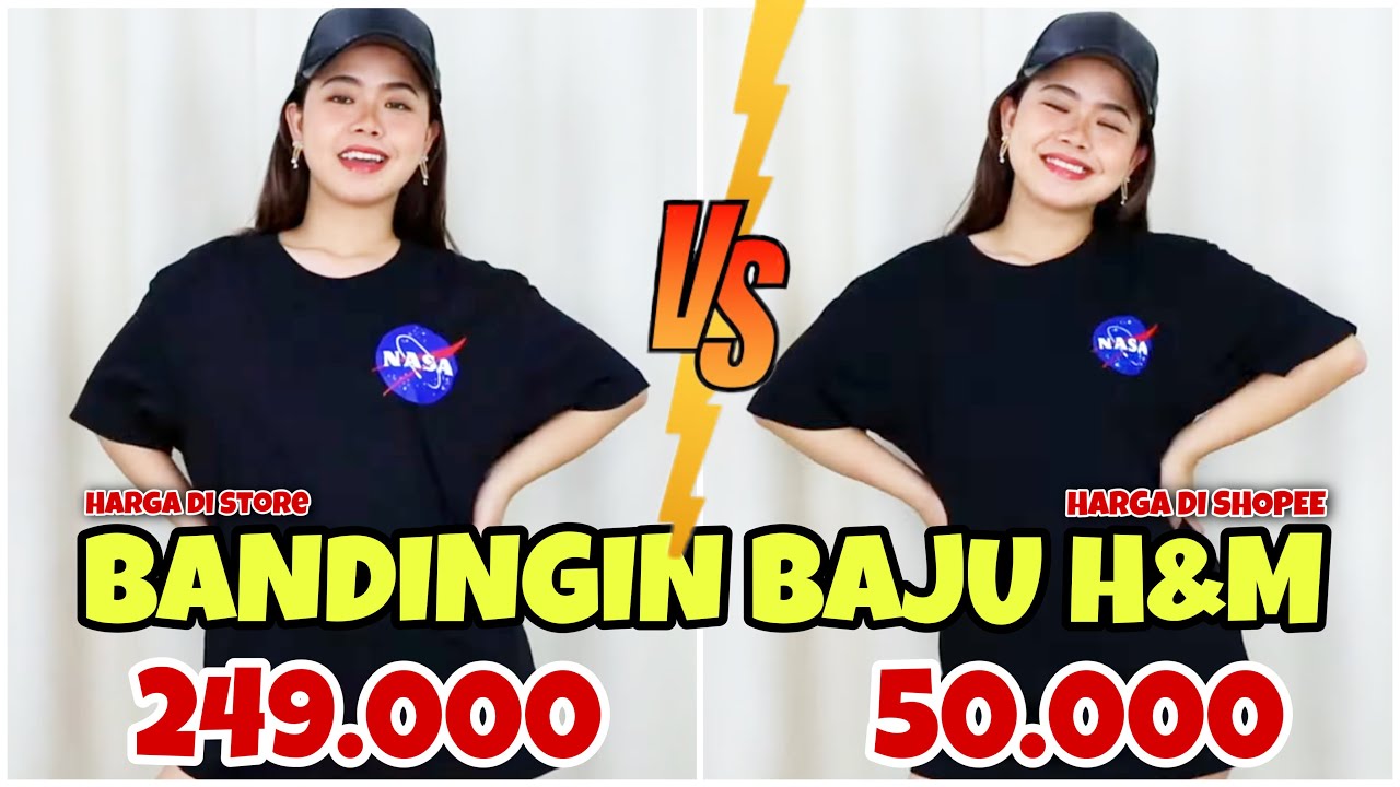 SELAMA INI KETIPU BRAND H&M? HARGANYA DI SHOPEE BEDA BGT! 🥲