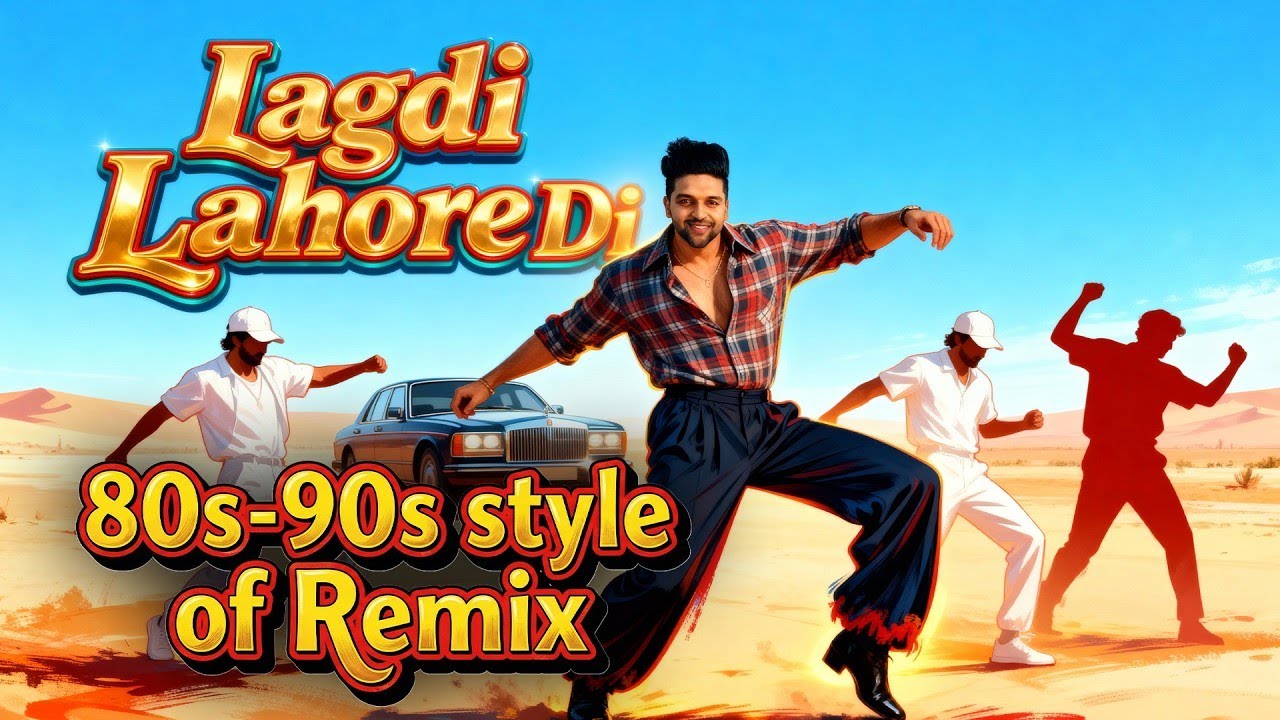 Lagdi Lahore Di – 90s Retro AI Remix | Guru Randhawa | Vintage Bollywood Feel | Old School Version