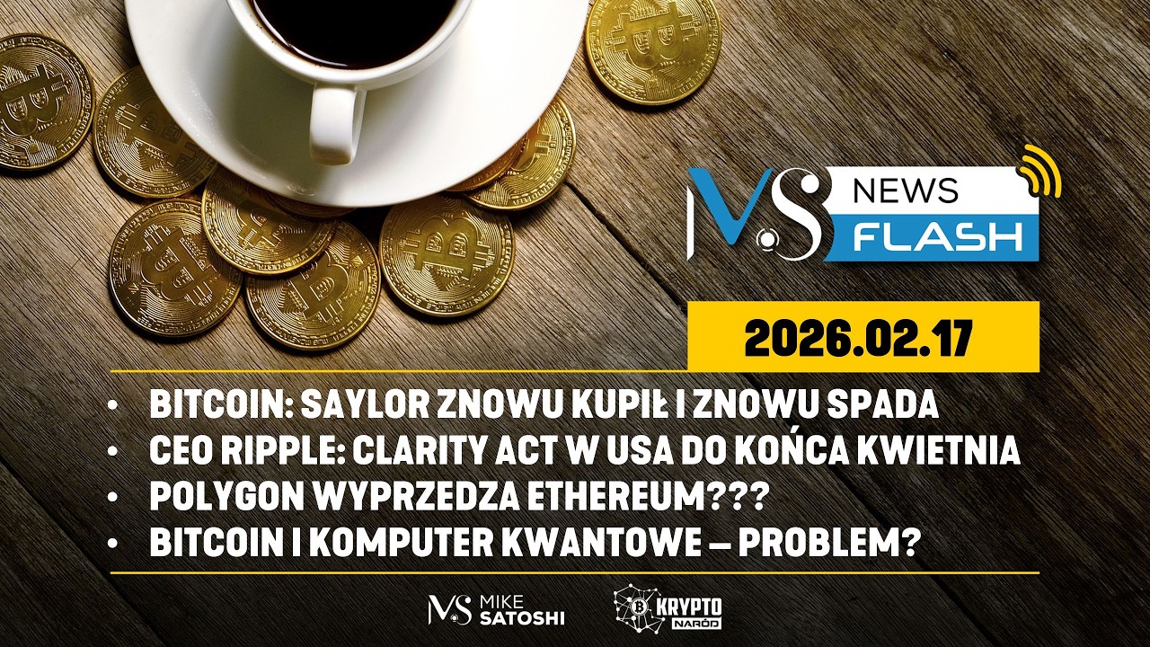 BITCOIN: SAYLOR KUPUJE, RYNEK DUMPUJE! CLARITY ACT JUŻ W KWIETNIU? CO Z TYMI KWANTAMI?