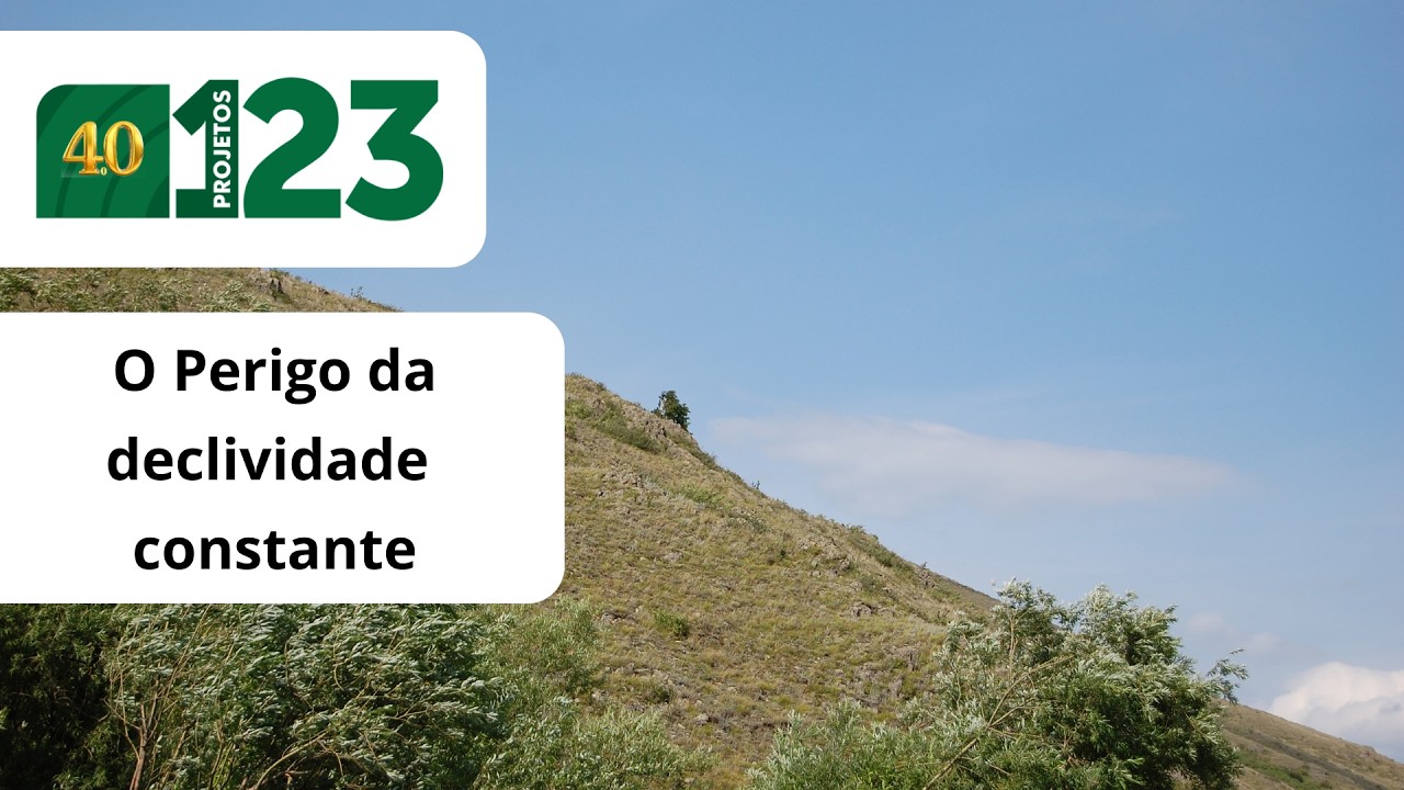 O Perigo da Declividade Constante na Pulverização