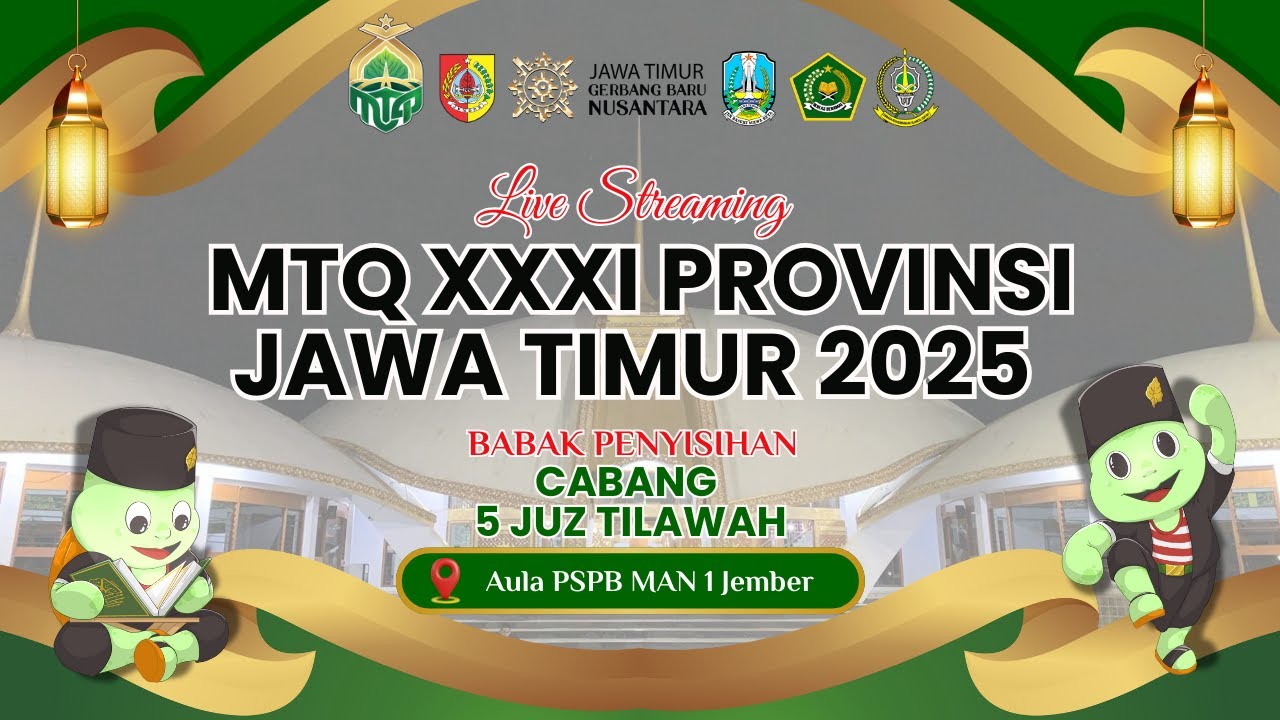 🔴[LIVE] Babak Penyisihan Cabang MHQ 5 Juz Tilawah (15 September 2025)