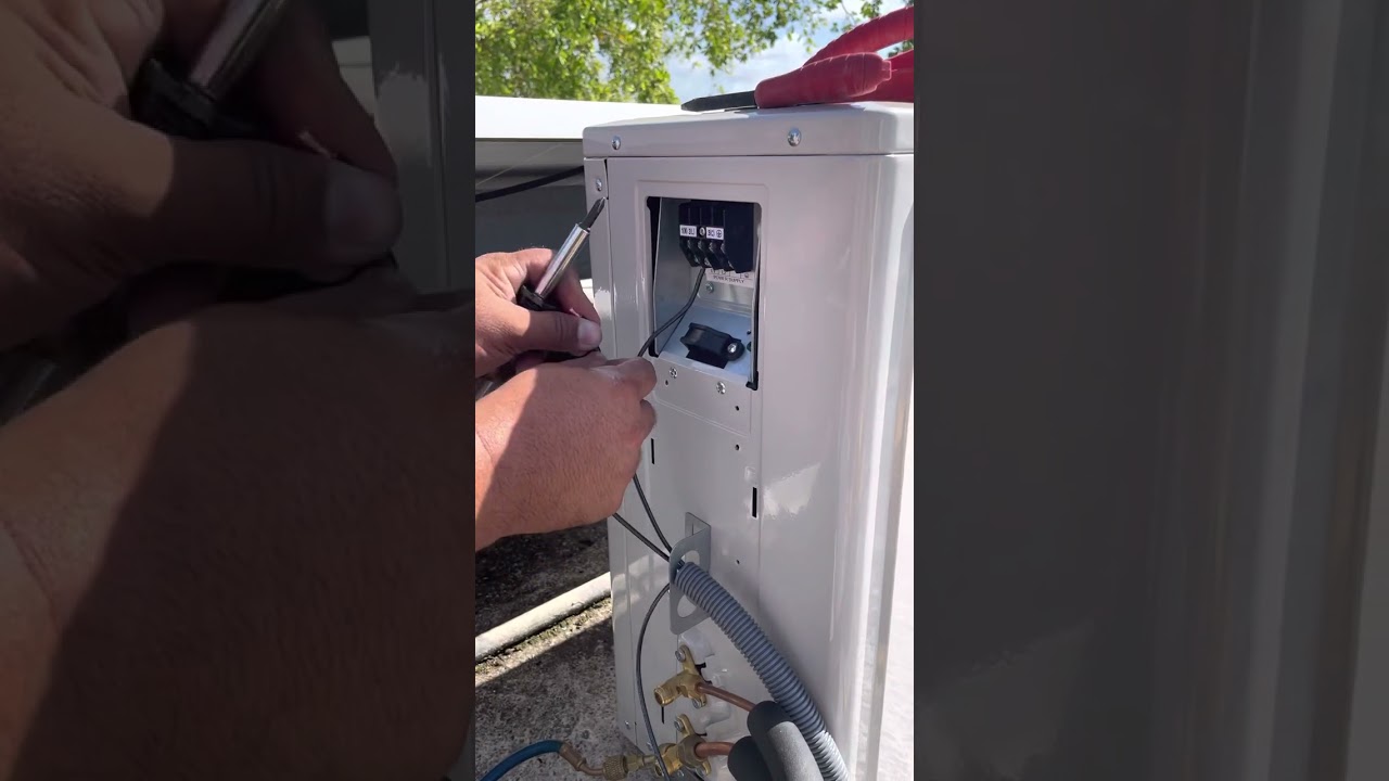 COMO ALIMENTAR LA CORRIENTE EN Consolas De Aires Acondicionados!!