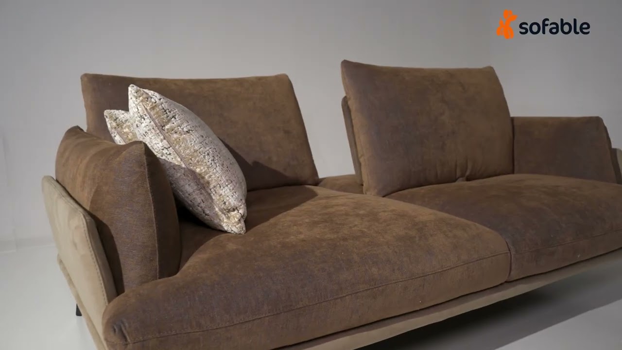 Divano con spalliera mobile Deep | Sofable by Mantellassi