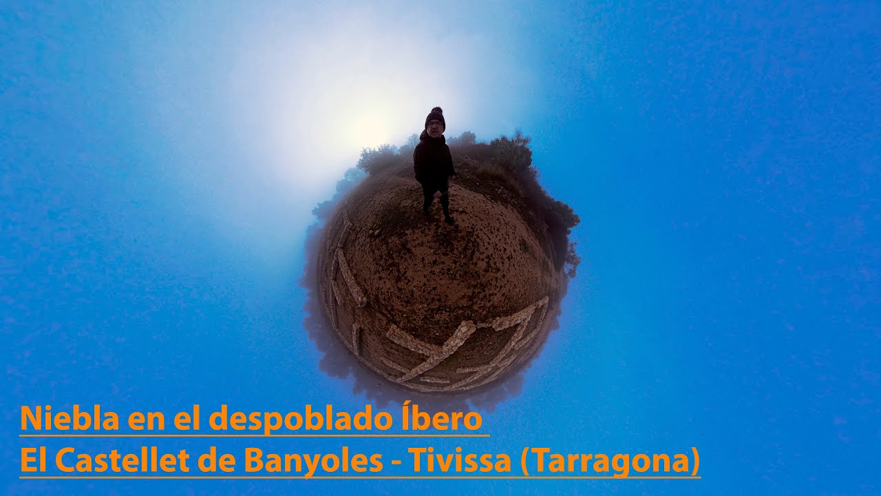 Niebla en el despoblado Íbero de El Castellet de Banyoles - Tivissa (Tarragona)