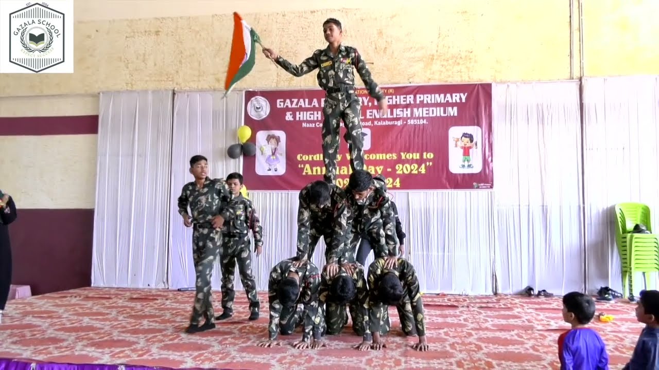 “ Teri mithi mai “ performance | patriotic dance by high school students #annualday2024