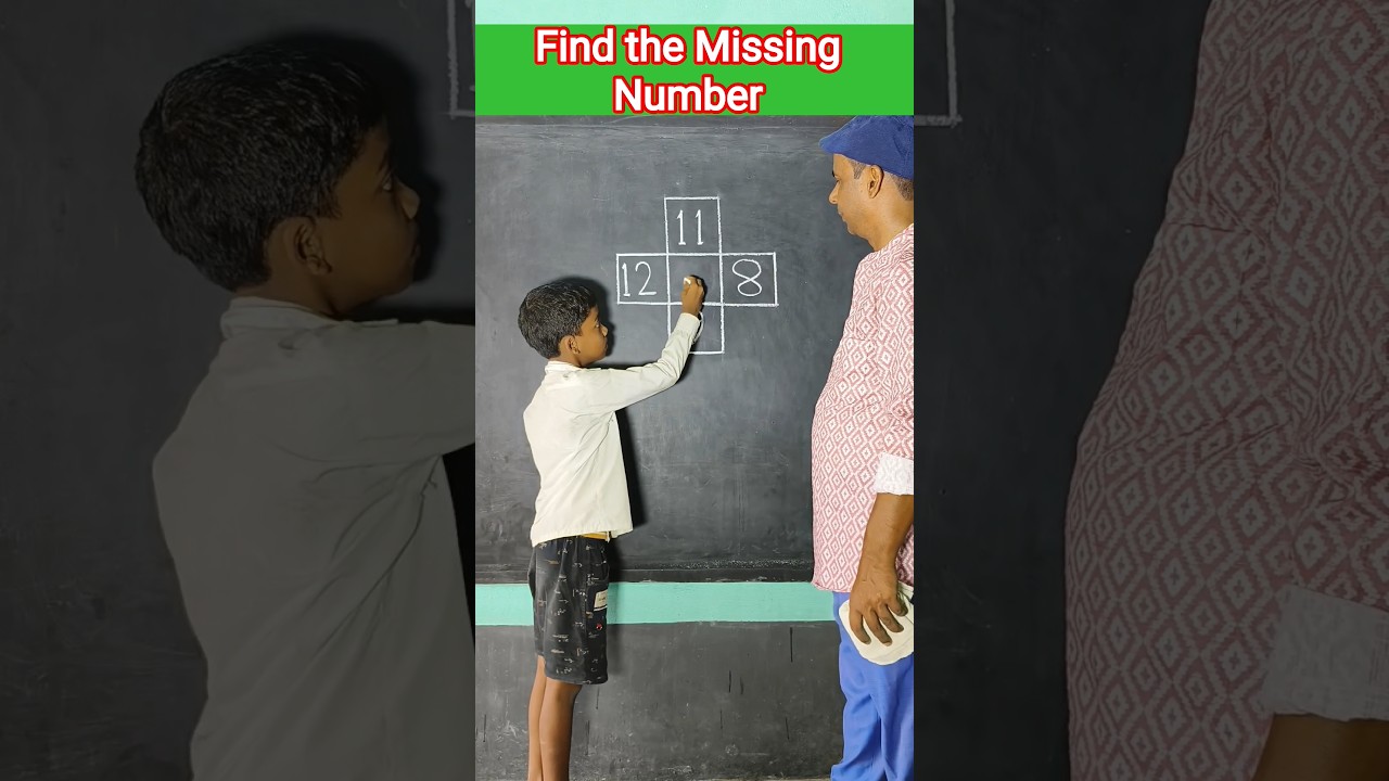 Only Genius 🤯 Find the missing number🤔 #education #maths #students #ytshorts #youtubeshrorts #iq