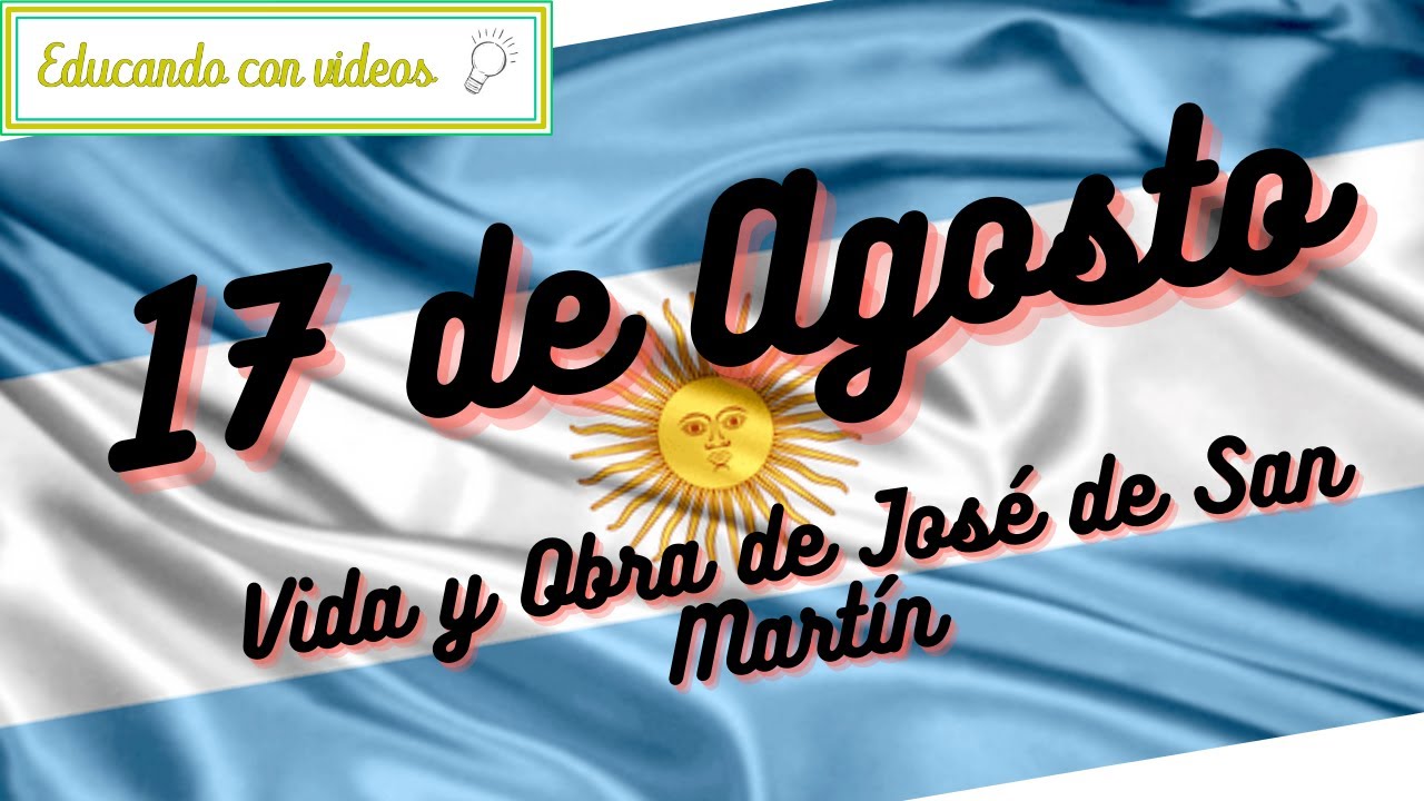 17 de AGOSTO para NI&Ntilde;OS | Fechas Patrias Argentinas