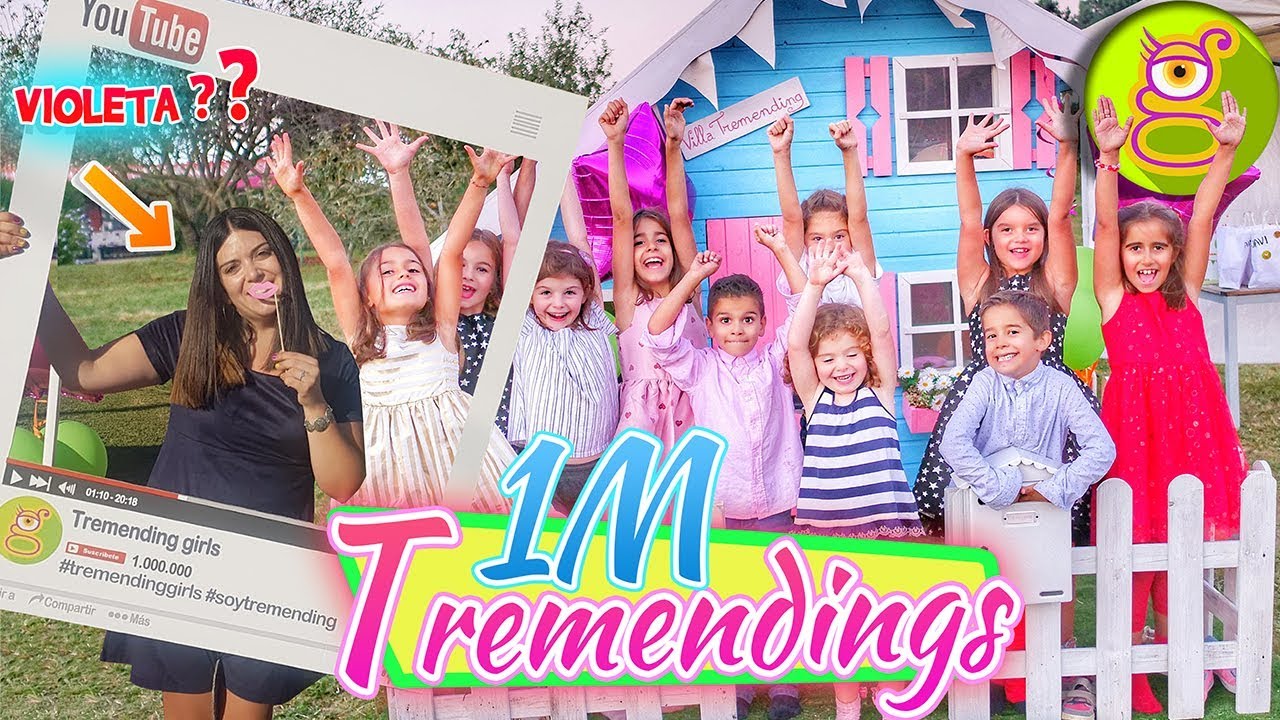 ¡FIESTA SORPRESA del MILLÓN de SUSCRIPTORES! ¡Violeta muestra SU CARA!