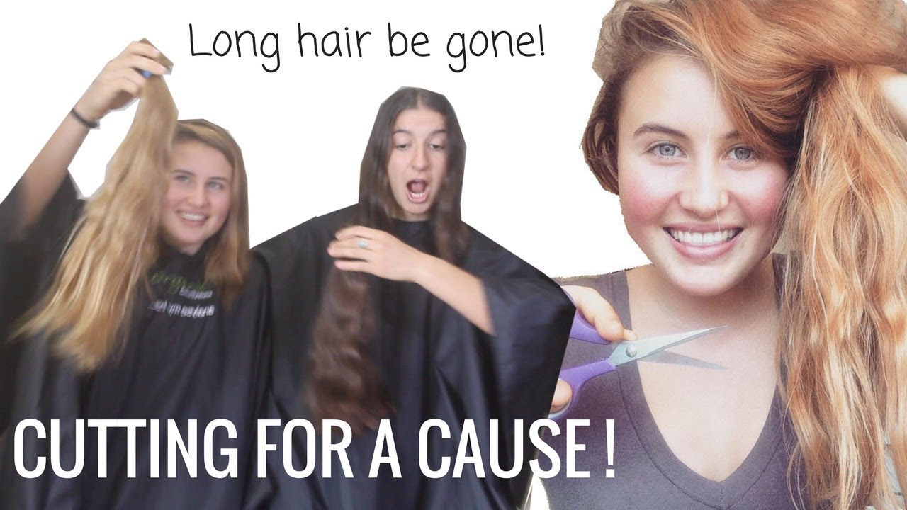 Chopping our hair off for charity