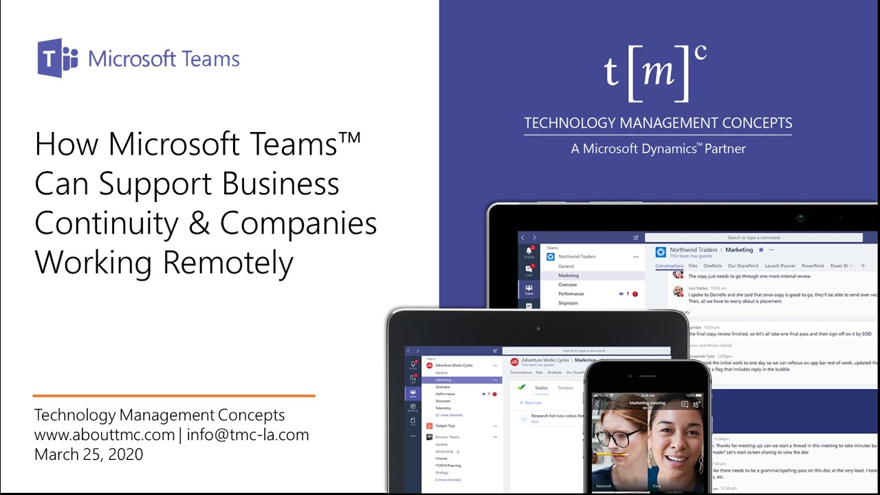 Microsoft Teams&trade; Training: Working from Home - The Basics