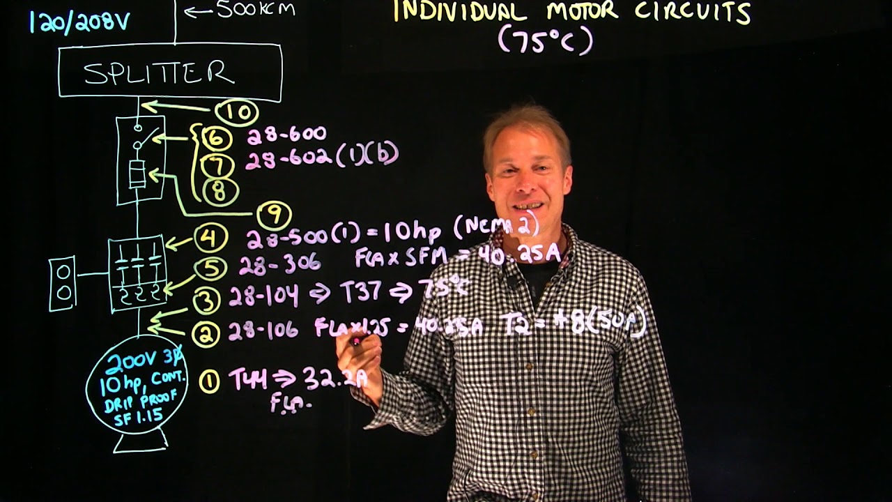 Canadian Code Rules for Motor Branch Circuits (from the 2015 edition)