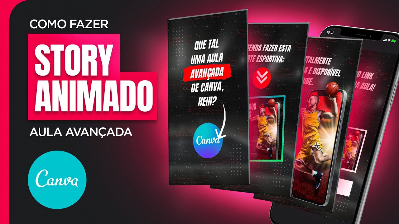 Como Fazer Story Animado no Canva [Aula Avançada]