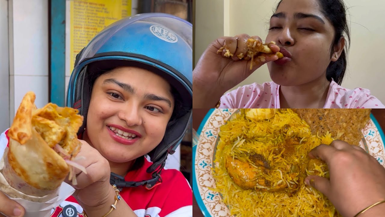 WHAT I EAT IN A DAY IN KOLKATA 🔥🤤🌶️😋