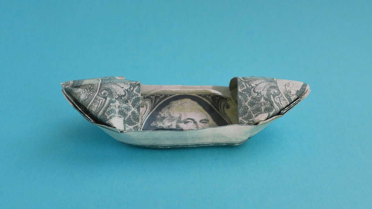 MONEY KAYAK | Easy Dollar Origami Boat | Tutorial DIY by NProkuda