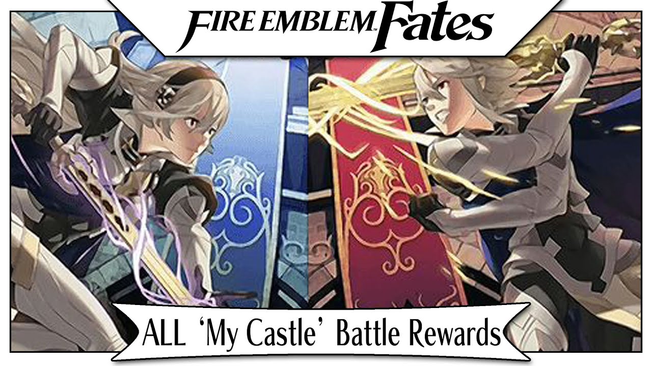 Fire Emblem Fates - Full 'My Castle' Battle Rewards List! [Tips & Tricks]