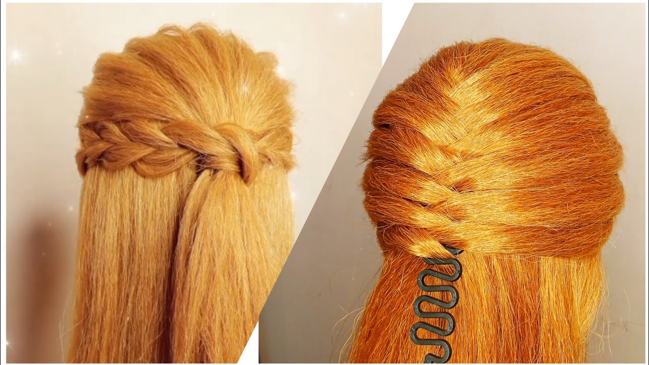 Easy simple hairstyle /different hairstyle for girls /peinados hairstyles/hairstyle 