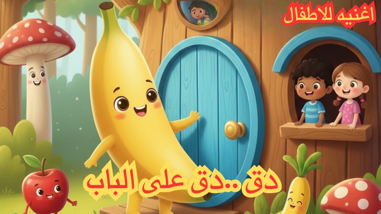 أغنية دق دق مين على الباب؟ 🍎 الخضار والفواكه للأطفال#أغاني_أطفال #تعليم_الأطفال #الأطفال_المرحين