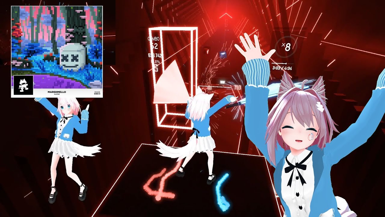 [Beat Saber] Marshmello - Alone Full Body Tracking