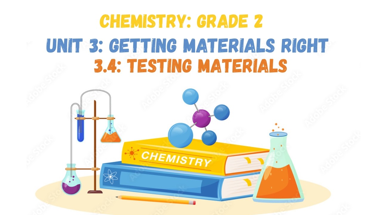 3.4: TESTING MATERIALS