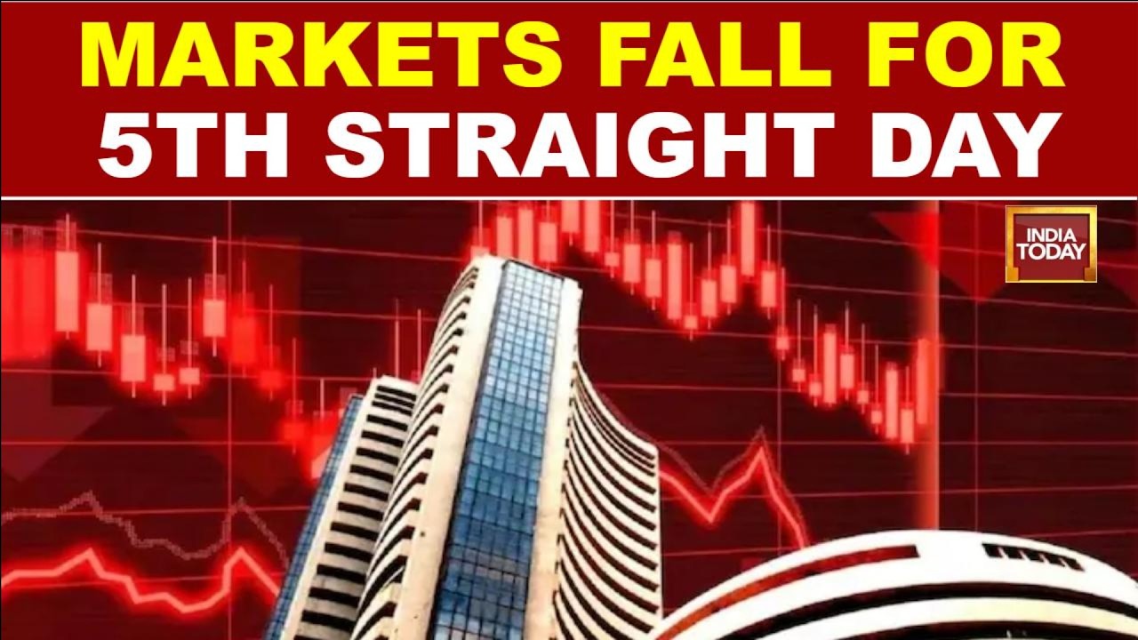 Фондовый рынок: Sensex и Nifty падают пятый день подряд; ставка HCL Tech на ИИ, HDFC Bank под про...
