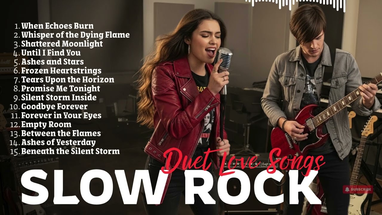 Emotional Romantic Slow Rock 🌺 Duet Love Ballads Playlist for Deep Feelings