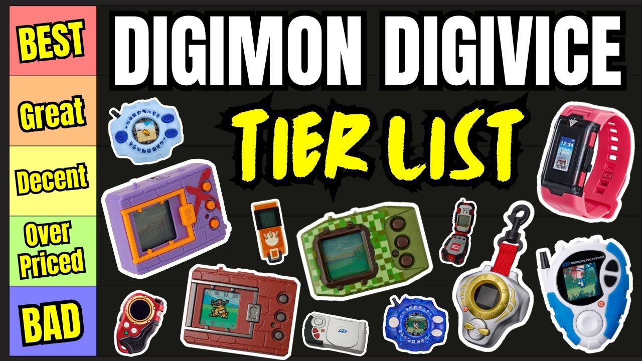 Рейтинг устройств Digimon Digivice Vpet! Рейтинг ВСЕХ УСТРОЙСТВ в 2025 году!