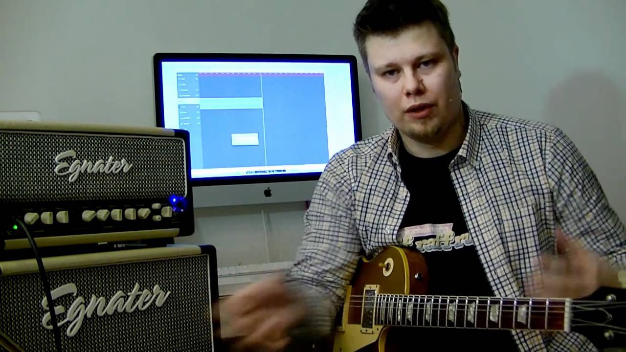 Egnater Rebel 30 half stack (extensive) demo with Richard Lainegard (Lundmark)
