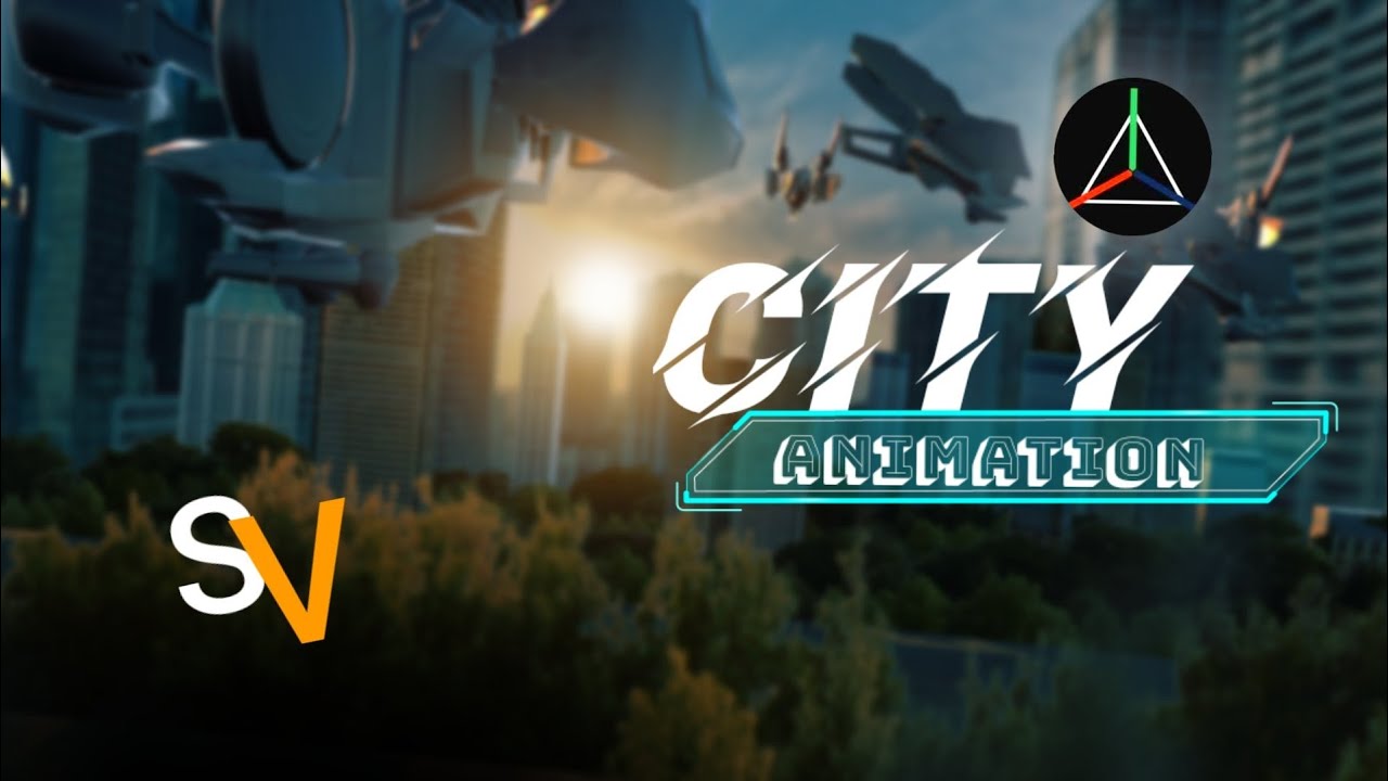 City animation video in  prisma 3d /kinemaster