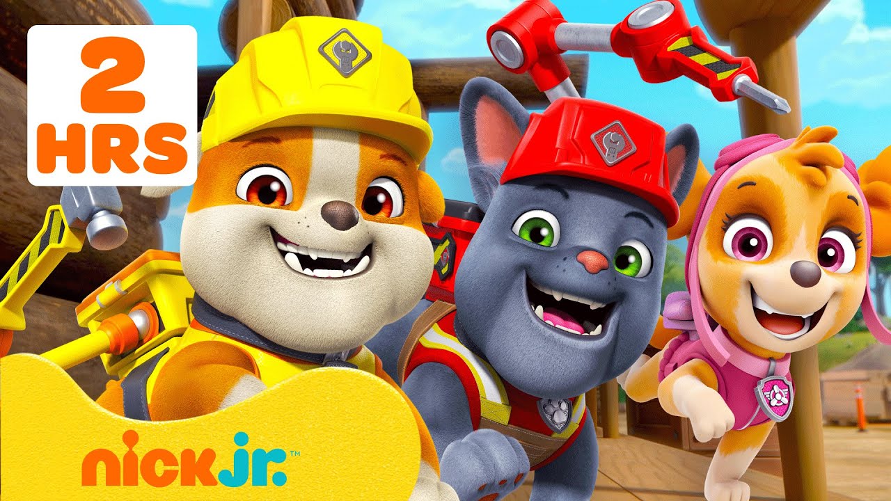 Rubble e Sua Turma | Rubble & Patrulha Canina Encontram Soluções na Construção! c/ Charger & Skye